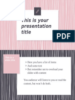 This Is Your Presentation Title