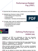 Performance Related Pay