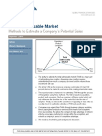 Addressable Market Estimation