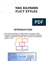 Thomas Kilmann Conflict Styles