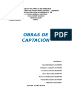 Obras de Captacion Trabajo