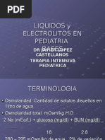 Liquidos y Electrolitos en Pediatria