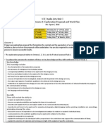 Vce Studio Arts Unit 3 Outcome 1 Exporation Proposal and Assessment Criteria