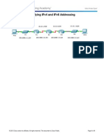 8.3.2.5 Packet Tracer - Verifying IPv4 and IPv6 Addressing Instructions