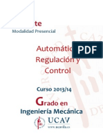 Automática, Regulación y Control