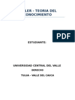 Taller Teoria Del Conocimiento