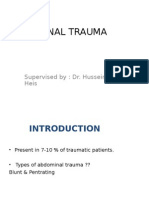 Abdominal Trauma: Supervised By: Dr. Hussein Al-Heis