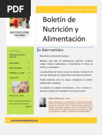 Boletin Nutricion en La Web Marzo 2010