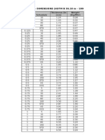 Steel Pipes-Dimensions (Astm B 36.10 M - 1996) : Schedule Size (In Inches) Thickness (In MM) Weight (KG/MTR)