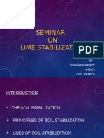 Project Report/seminar On Lime Soil Stabilization