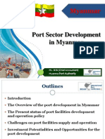 Port Sector Development in Myanmar