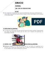 Informe de Violencia Familiar, Violencia Juvenil, Bulying, Embarazo Precoz