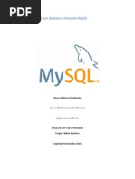 Replicación de Base de Datos Utilizando MySQL