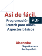 Asi de Facil Programacion para Ninos Con Scratch Aspectos Basicos