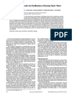 Modified Bentonite For Purification of Dyeing Waste Water