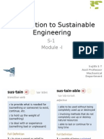 Introduction To Sustainable Engineering-Module-1