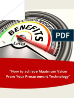 Enrich White Paper How To Achieve Maximum Value From Your Procurement Technology