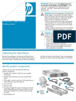 HP StorageWorks MSL2024 Tape Library Getting Started