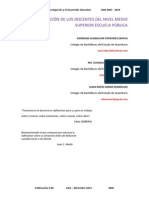 La Formación de Los Docentes Del Nivel Medio Superior PDF