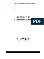 Artículo Tercero Constitucional