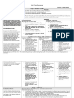 Unit Plan Overview: Curriculum