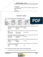 Instructions:: IBPS PO Mains - Set 1