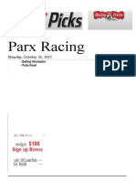 Parx Racing: Istt Com/bets For Detoils