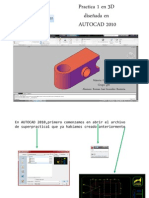 Practica 3d Autocad