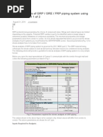 Stress Analysis of GRP