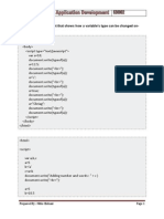 Program-1 Write A Javascript That Shows How A Variable'S Type Can Be Changed On-The-Fly