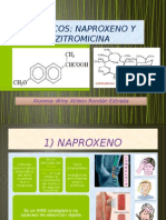 Naproxeno y Azitromicina