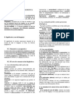 El Acto Significante Pragmática - Esquema