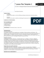 Siop Lesson Plan Ellmathlesson