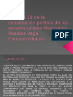 Articulo 18 de La Constitución Política de Los