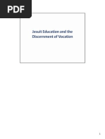 Jesuit Education and The Discernment of Vocation