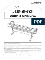 Re-640 Use en r1 - User Manual