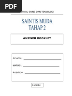 Answer Booklets