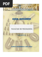 GD 2001-2002 Psicologia