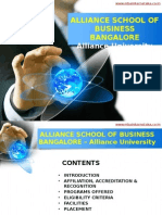 Alliance School of Business Bangalore