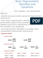 Basic Trig Identities