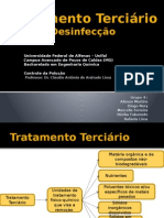 Tratamento Terciário Desinfecção Atual