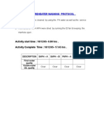 Air Preheater Washing Protocol