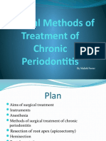 Surgical Methods of Treatment of Chronic Periodontitis