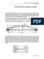 Longitud de Desarrollo, Empalmes y Anclajes