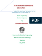 Islanding Detection in Distributed Generation