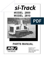 ASV 2800 2810 Posi Track Loader Parts Manual Download