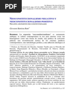 Giovanni Batista Ratti - Neoconstitucionalismo Negativo y Positivo