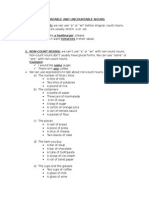 Countable and Uncountable Nouns