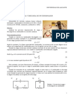 Carga y Descarga de Un Condensador