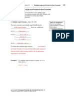 Section 5.5 Multiple-Angle and Product-to-Sum Formulas: Name